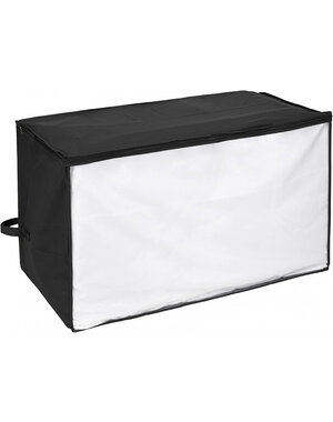 Wenko Opberghoes Jumbo Deep Black 91x53x48cm