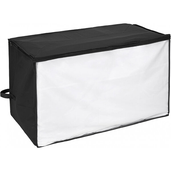 Wenko Opberghoes Jumbo Deep Black 91x53x48cm