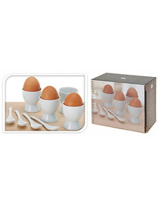 Excellent Houseware Eierdopjes Met Lepel 8-delig