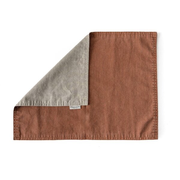 Dutch Rose Placemat 45x35cm terracotta-beige