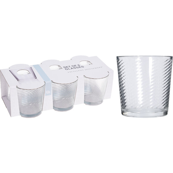 Excellent Houseware Drinkglazen set 6 stuks 250ml