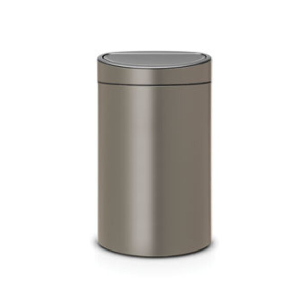 Brabantia Afvalbak Touch Bin New 40 liter Platinum