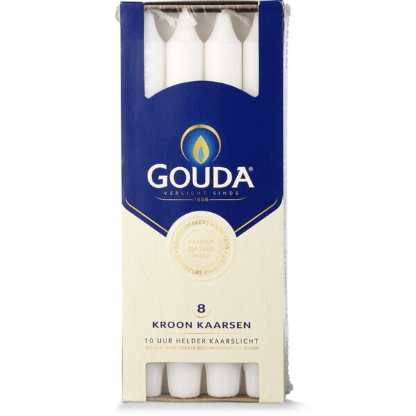Gouda Gouda Kroonkaars Wit DS 8
