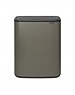 Brabantia Touch Bin afvalemmer Bo 2 x 30 liter Platinum