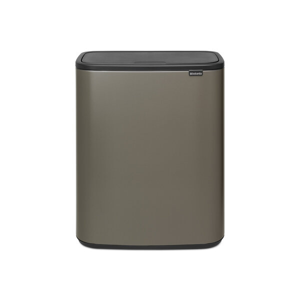 Touch Bin afvalemmer Bo 60 liter Platinum