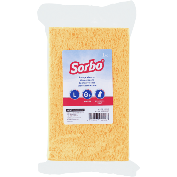 Sorbo Spons viscose large 16,5x10x4cm