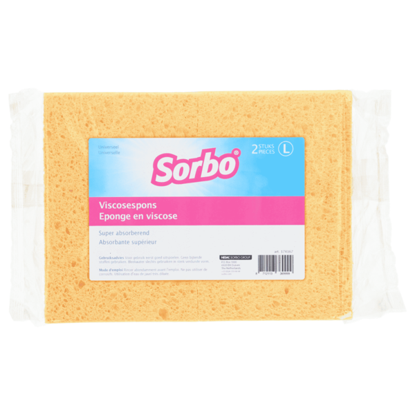 Sorbo Spons viscose large duo actiepack