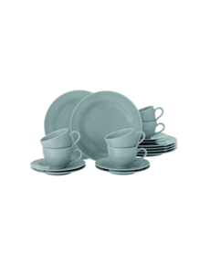 Seltmann Serviesset koffie 18dlg 6pers Seltmann Beat blauw