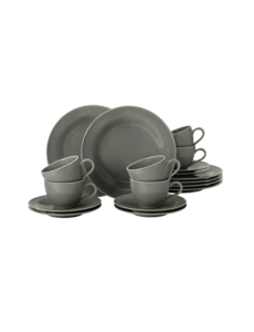 Seltmann Serviesset koffie 18dlg 6pers Seltmann Beat grijs