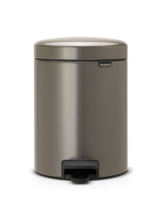 Brabantia Pedaalemmer Newicon 5L Platinum