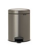 Brabantia Pedaalemmer Newicon 5L Platinum