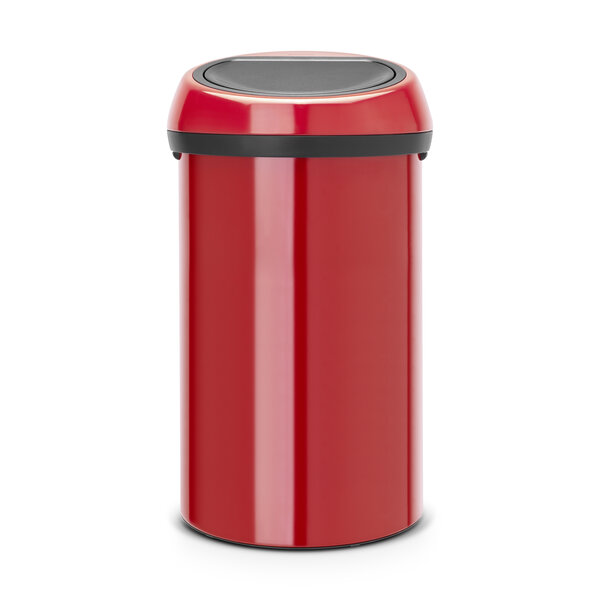 Brabantia Afvalbak Touch Bin  60 liter Passion Red Brabantia