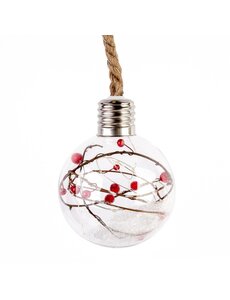 Home & Styling Kerstbal aan touw 60cm