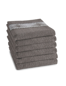 DDDDD Keukendoek Honey grijs set van 6