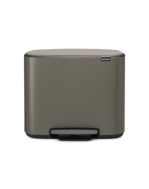 Brabantia Pedaalemmer Bo 36 liter Platinum