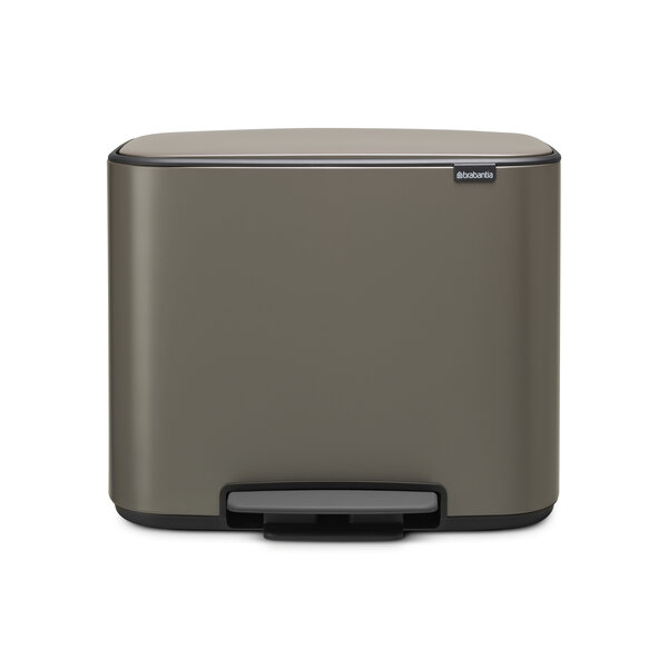 Brabantia Pedaalemmer Bo 36 liter Platinum