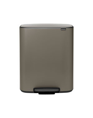 Brabantia Pedaalemmer Bo 60 liter Platinum