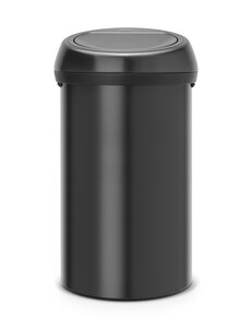 Brabantia Afvalbak Touch Bin 60 liter Matt Black