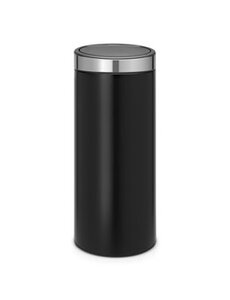 Brabantia Afvalbak Touch Bin New 30 liter Matt Black / Fingerprint Proof deksel