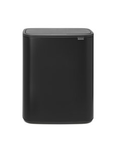 Brabantia Touch Bin afvalemmer Bo 2 x 30 liter Matt Black