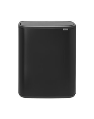 Brabantia Touch Bin afvalemmer Bo 2 x 30 liter Matt Black