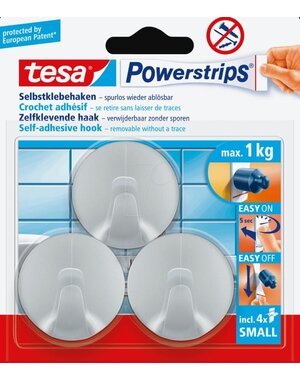  Plakhaak Powerstrip set van 3