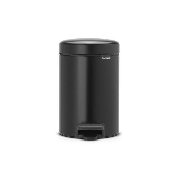 Brabantia Pedaalemmer Newicon 3L Matt Black