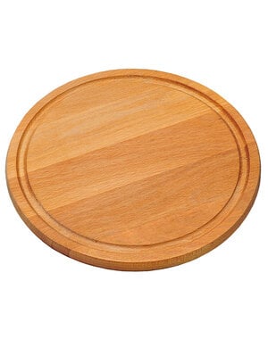 Kesper Snijplank-Bistrobord Beuken geolied rond 25cm