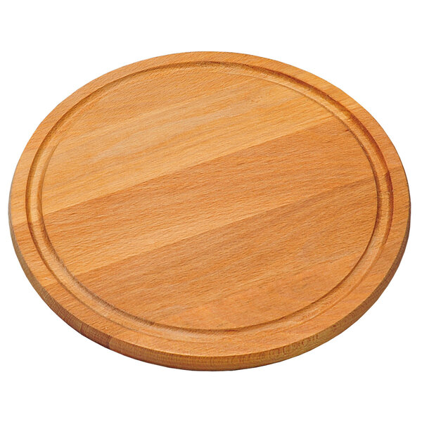 Kesper Snijplank-Bistrobord Beuken geolied rond 25cm