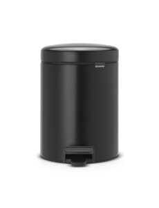 Brabantia Pedaalemmer Newicon 5L Matt Black
