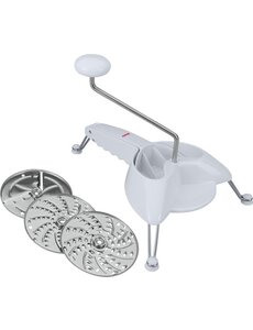 Metaltex Groentesnijder met 3 raspen Metaltex