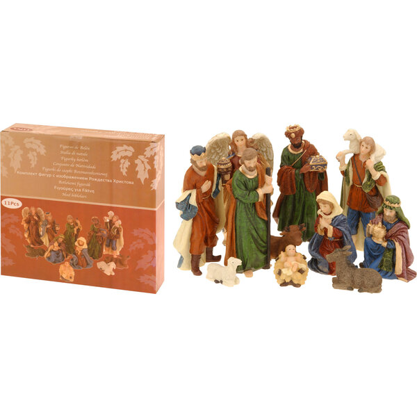 Home & Styling Kerststal figuren 11 stuks