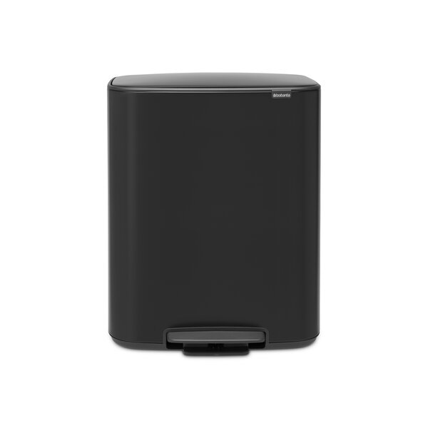 Brabantia Pedaalemmer Bo 60 liter Matt Black