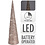 Home & Styling Cone rotan met 40LED 80cm goud