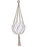 Home & Styling Macrame bloempot glas