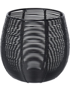 Home & Styling Theelichthouder metaaldraad 12x12cm