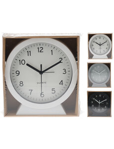 Excellent Houseware Wekker kunststof analoog Quartz 3 assorti
