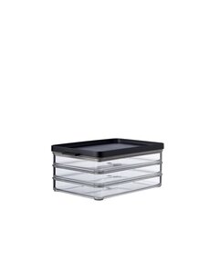 Mepal koelkastdoos omnia vleeswaren 3-laags - zwart