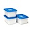 DBP Plastics Voorraaddoos Alaska 1000ml set van 3