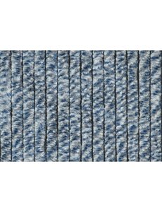 Wicotex Vliegengordijn Kattenstaart 90x220cm Blauw/Grijs/Wit gemeleerd