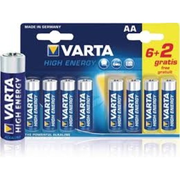 Varta Batterij AA s/8 Varta Longlife Power