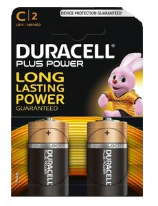 Duracell Batterij C Duracell Plus Power set/2