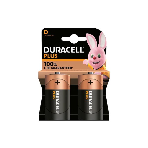 Duracell Batterij D Duracell Plus Power set/2