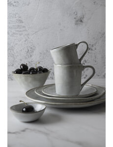 Dutch Rose Serviesset 36dlg Licht Grijs Organic