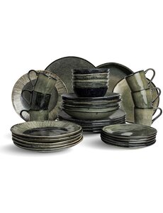 Dutch Rose Serviesset 54dlg Groen Organic