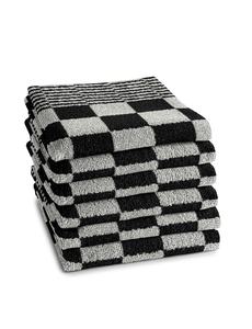 DDDDD Keukendoek Barbeque zwart set van 6