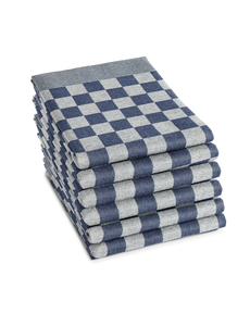 DDDDD Theedoek Barbeque blauw set van 6