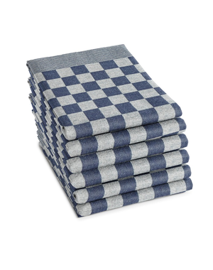 DDDDD Theedoek Barbeque blauw set van 6