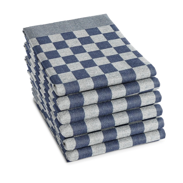 DDDDD Theedoek Barbeque blauw set van 6