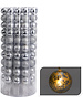  Kerstballen LED zilver 10 stuks in koker